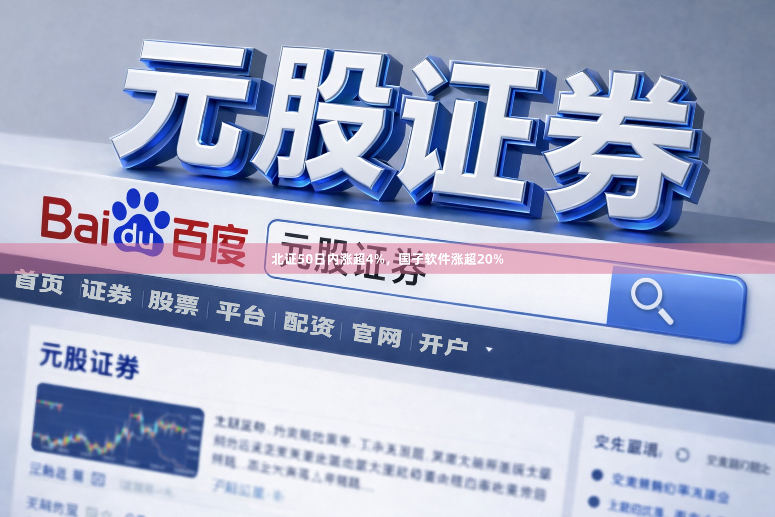 北证50日内涨超4%，国子软件涨超20%