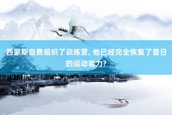 西蒙斯自费组织了训练营, 他已经完全恢复了昔日的运动能力?