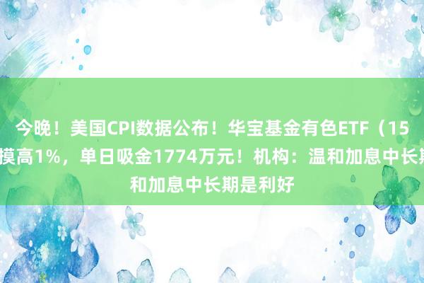 今晚！美国CPI数据公布！华宝基金有色ETF（159876）摸高1%，单日吸金1774万元！机构：温和加息中长期是利好