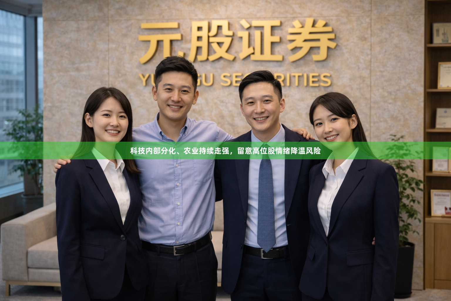 科技内部分化、农业持续走强，留意高位股情绪降温风险