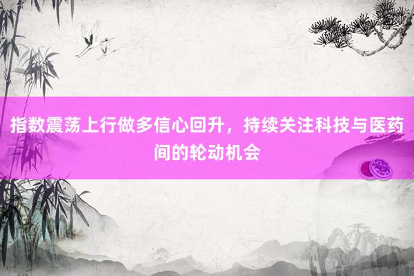 指数震荡上行做多信心回升，持续关注科技与医药间的轮动机会