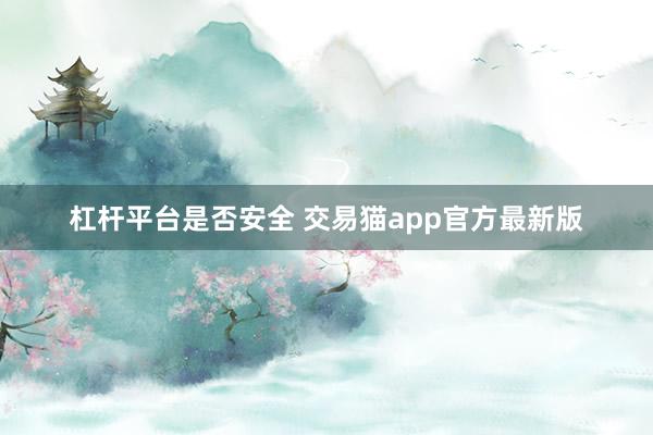 杠杆平台是否安全 交易猫app官方最新版